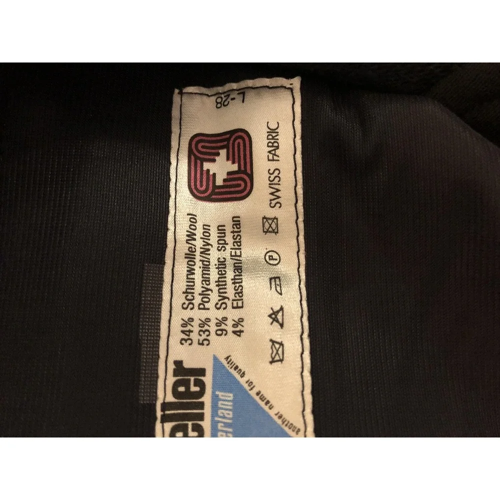 Vintage Roffe Ski Pants Mens 30 Long Black Tempo II Wool Blend Made USA 80s